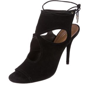 Black velvet sexy thing Aquazzura shoes.